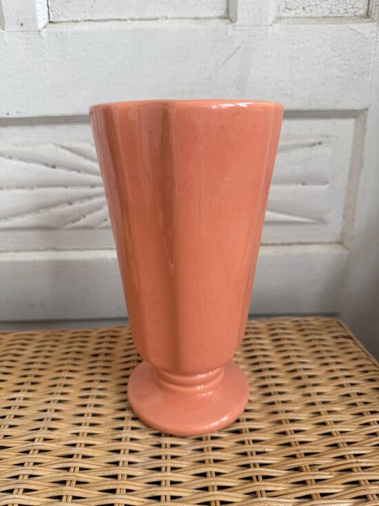 Haeger Other - Vintage MCM Haeger Peach Art Pottery Vase #305
